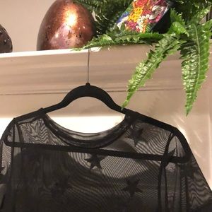 Sheer star top